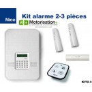 Alarme maison Radio et Filaire - RTC et GSM pour 2 ou 3 pièces - NICE
