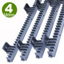 Crémaillère métallique plastifiée 4m - toutes marques 