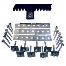 Fixations pour crémaillères de portail coulissant 30 vis + rondelles LBH FIXOR 30