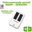Télécommande portail Daspi ZERO2RC