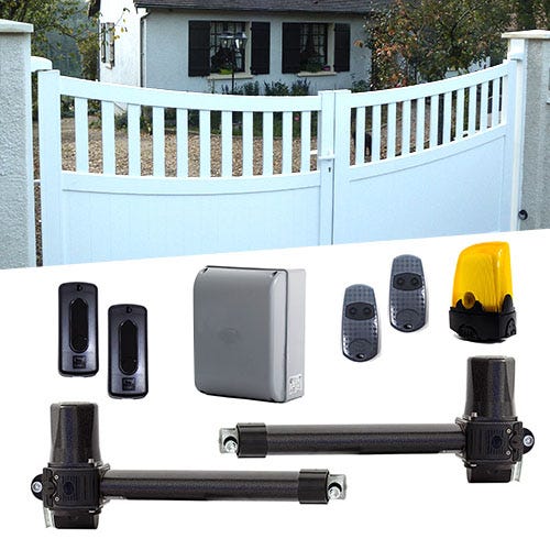 Motorisation portail 2 battants 1600 kg - Krono 230V avec 2 télécommandes - CAME